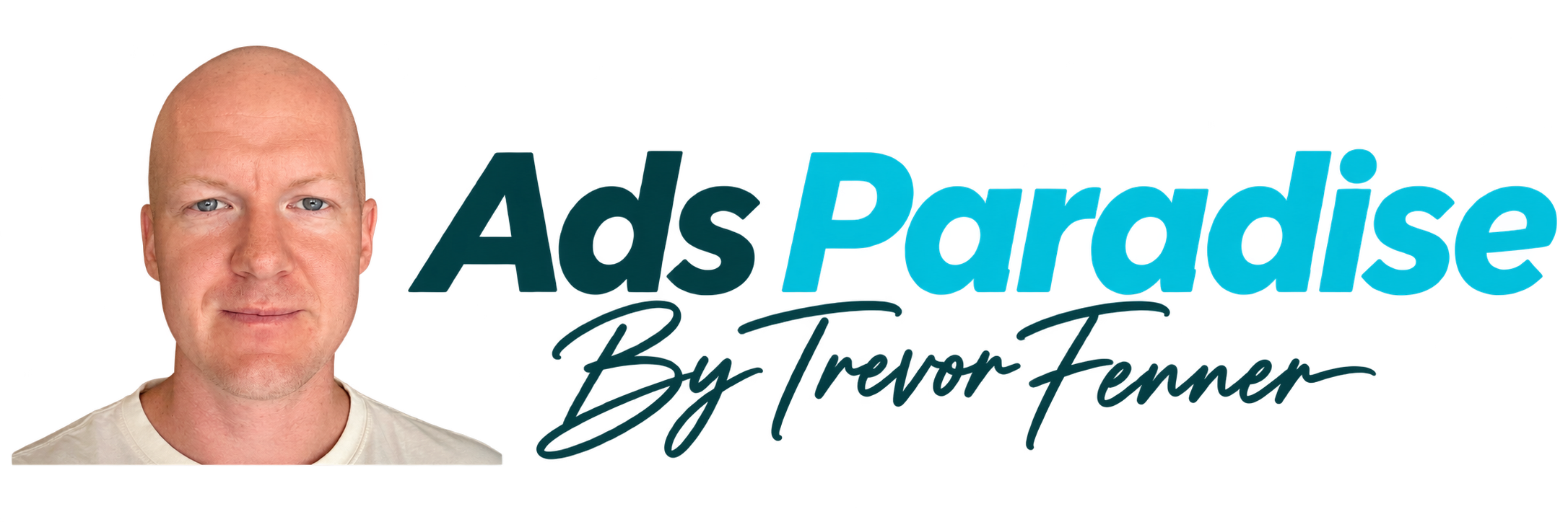 Ads Paradise by Trevor Fenner, with Trevor’s portrait